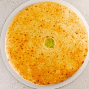 с сыром и зеленым луком 