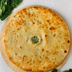 с сыром и шпинатом