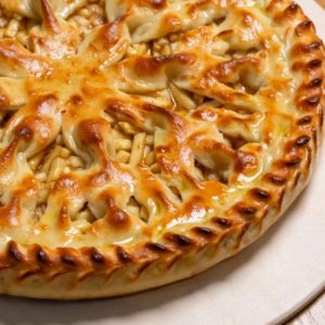 с яблоком и вишней